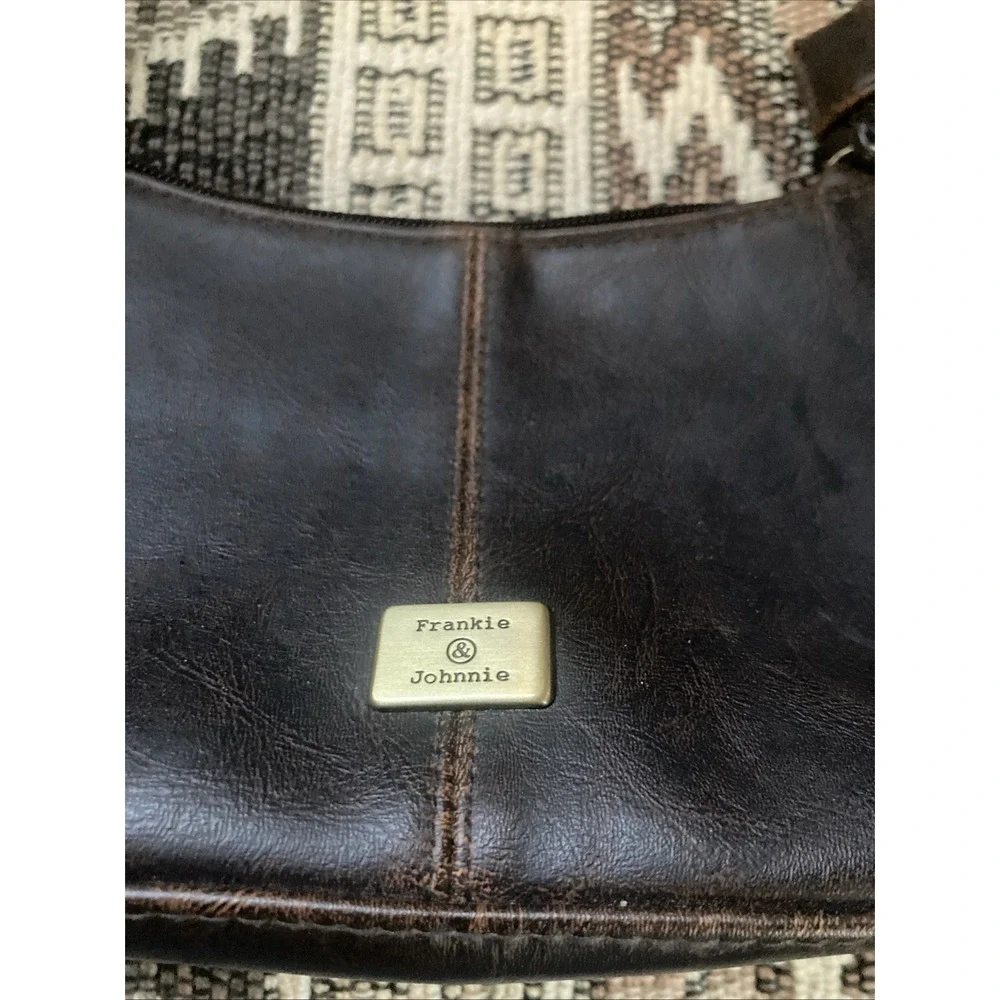 FRANKIE & JOHNNIE LEATHER SHOULDER BAG